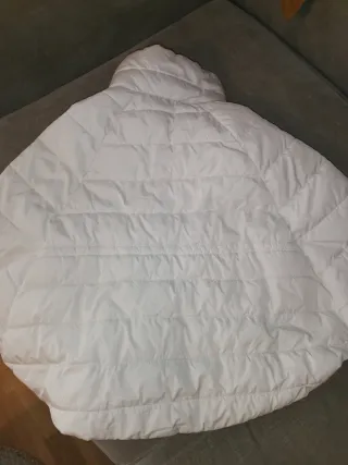 Abrigo tipo poncho, sin msngasEl Corte Inglés Blan