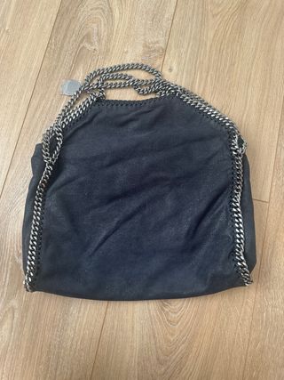 Borsa a catena Stella McCartney blu marino