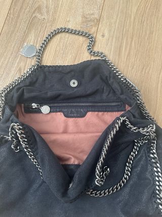 Borsa a catena Stella McCartney blu marino