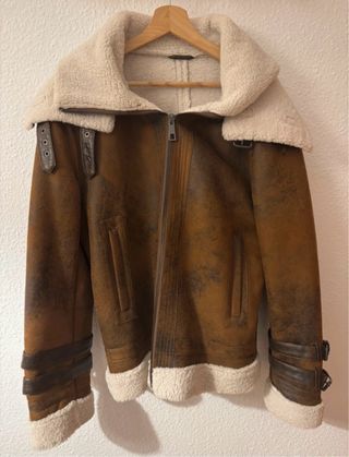 Cazadora Borrego Zara Marrón
