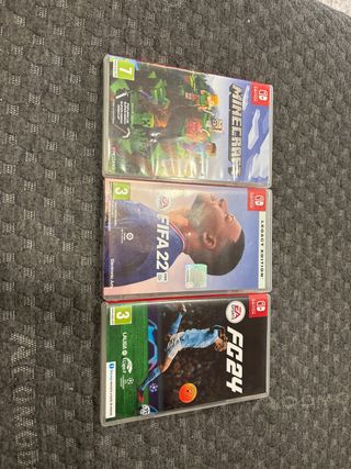 Juegos Nintendo Switch: Minecraft, FIFA 22, FC 24