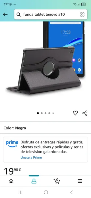 Tablet Lenovo Tab M10 HD Negra/Gris