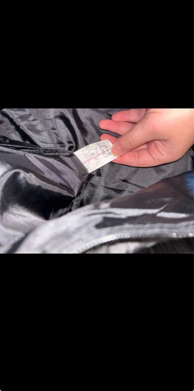 Giubbotto bomber nero collo alto