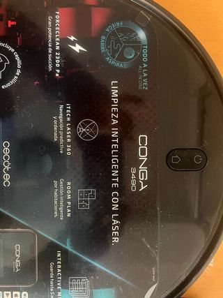Robot Aspirador Conga 3490 vendo por Piezas