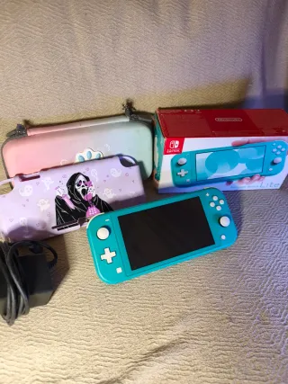 Nintendo Switch Lite Azul + Accesorios