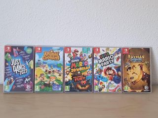 Pack 5 Videojuegos Nintendo Switch