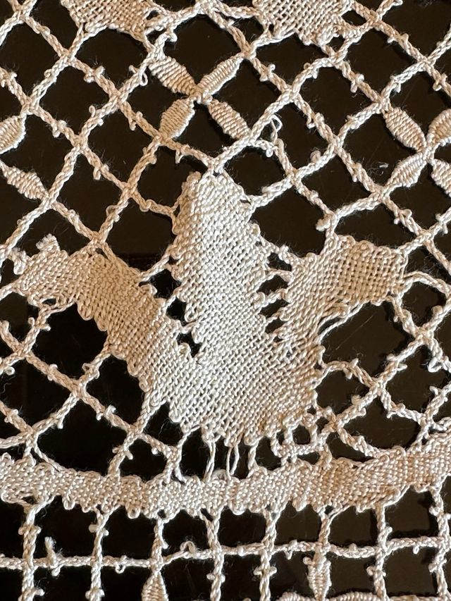 Centrotavola tombolo fatto a mano