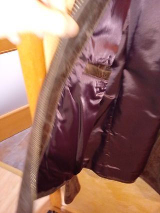 Cazadora de cuero para hombre