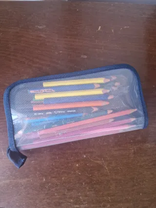 Conjunto Pintura Canetas e Lápis de Cor Papel