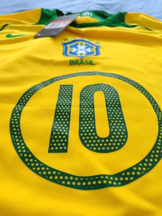 Camiseta Brasil 2004 Nike Total 90 Ronaldinho
