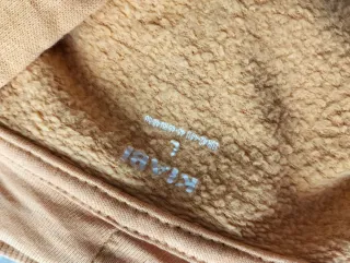 Chaqueta Sudadera Mujer mostaza Cremallera