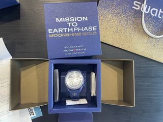 Swatch x Omega Moonshine Gold