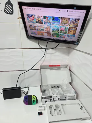 Nintendo Switch 128GB + Juegos 