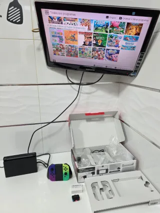 Nintendo Switch 128GB + Juegos 