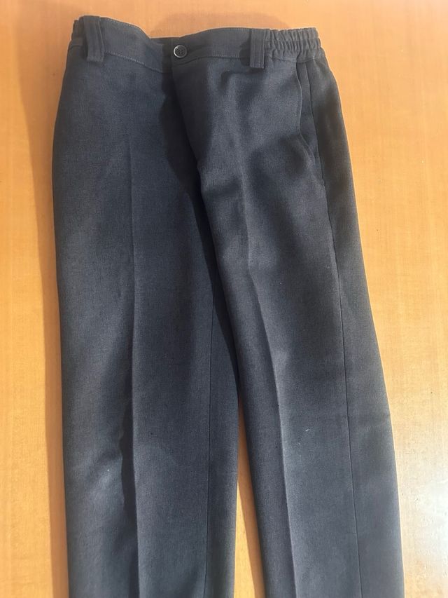 Pantalones de uniforme gris 8/10/12 largo/corto