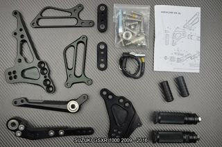 Estriberas retrasadas SUZUKI GSXR 1000 2009 - 2016