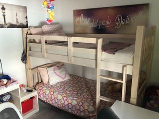 Letto a castello in pino 