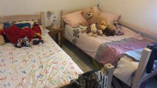 Letto a castello in pino 