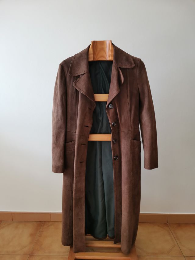 Abrigo largo ante mujer talla XS-S