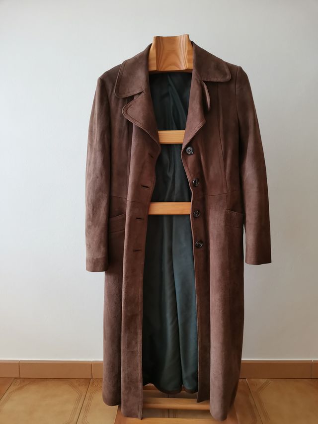 Abrigo largo ante mujer talla XS-S