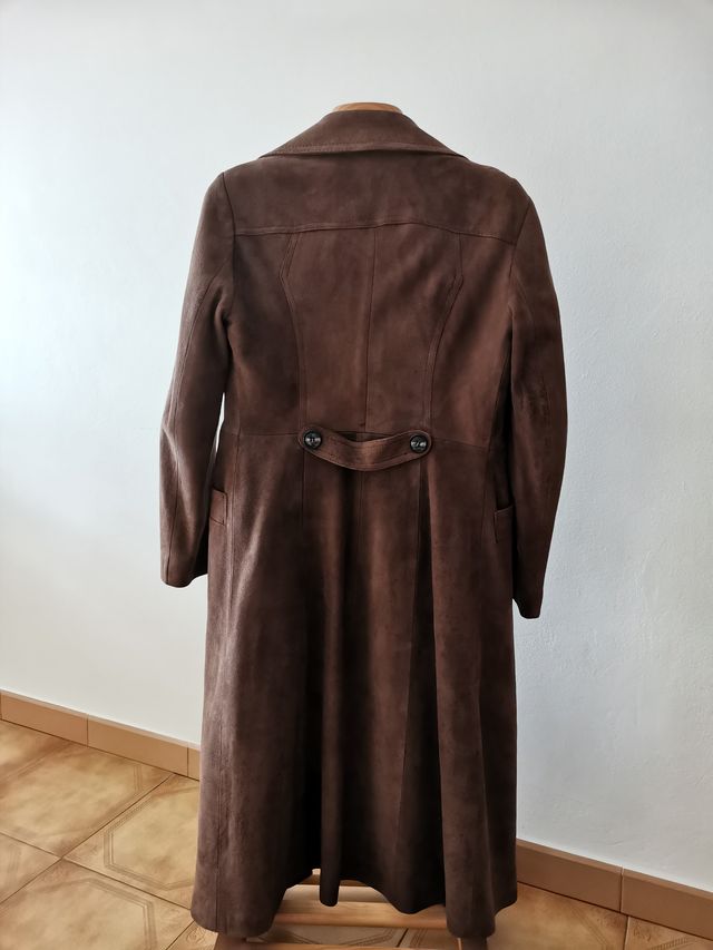 Abrigo largo ante mujer talla XS-S