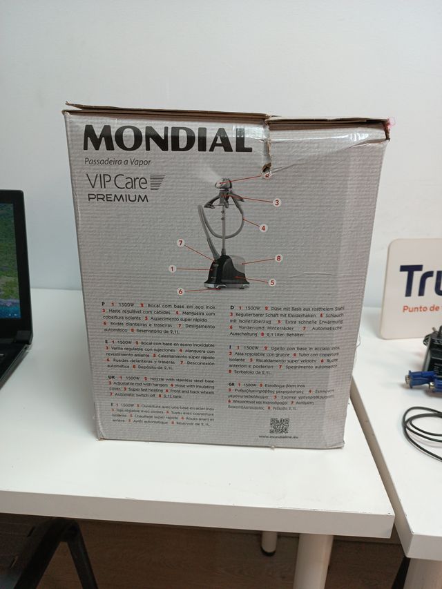 Plancha Vertical Mondial VIP Care Premium