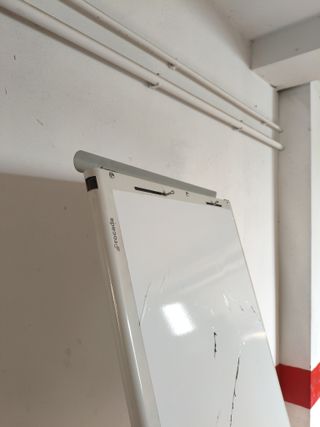 Pizarra de oficina con ruedas