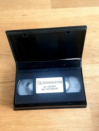 3 cintas VHS Tintín