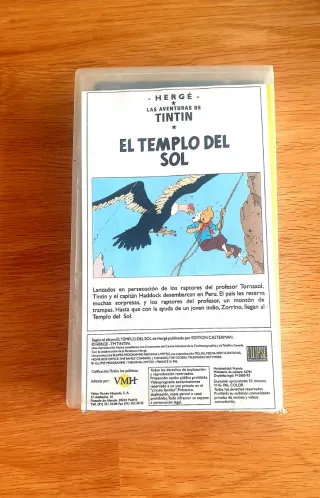 3 cintas VHS Tintín