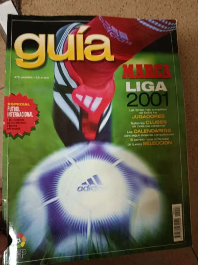 Colección guia de la liga 2001 y 2002