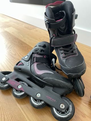 Patines en línea Oxelo con protecciones y mochila