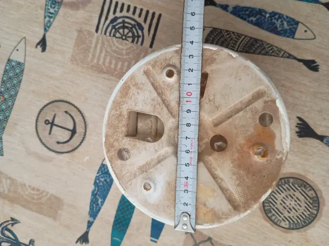 Lámpara antigua de cristal