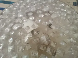 Lámpara antigua de cristal