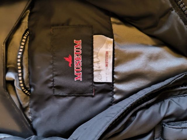 Piumino Museum nero taglia M