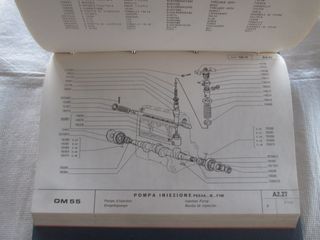 OM 55 Autocarro Catalogo Ricambi 1974