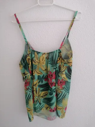 Blusa Verano Estampado Tropical