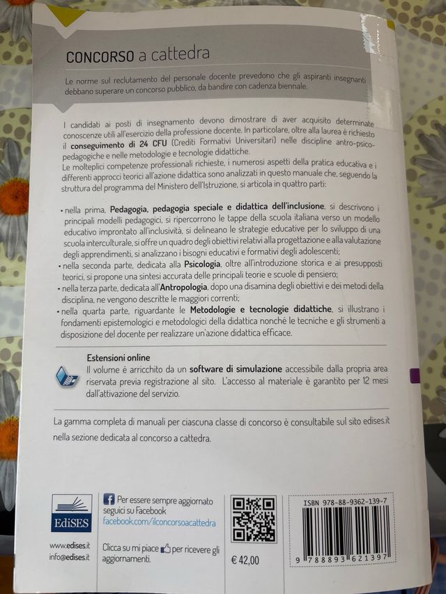 24 CFU per l'accesso a concorsi a cattedra e pe...