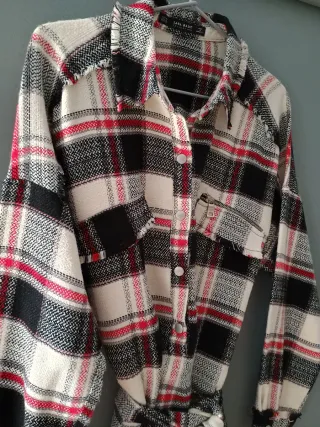 Camisa Zara cuadros XL
