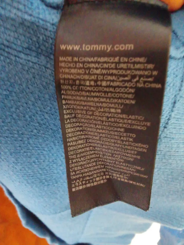 Jersey Tommy Hilfiger Hombre Talla XL Azul