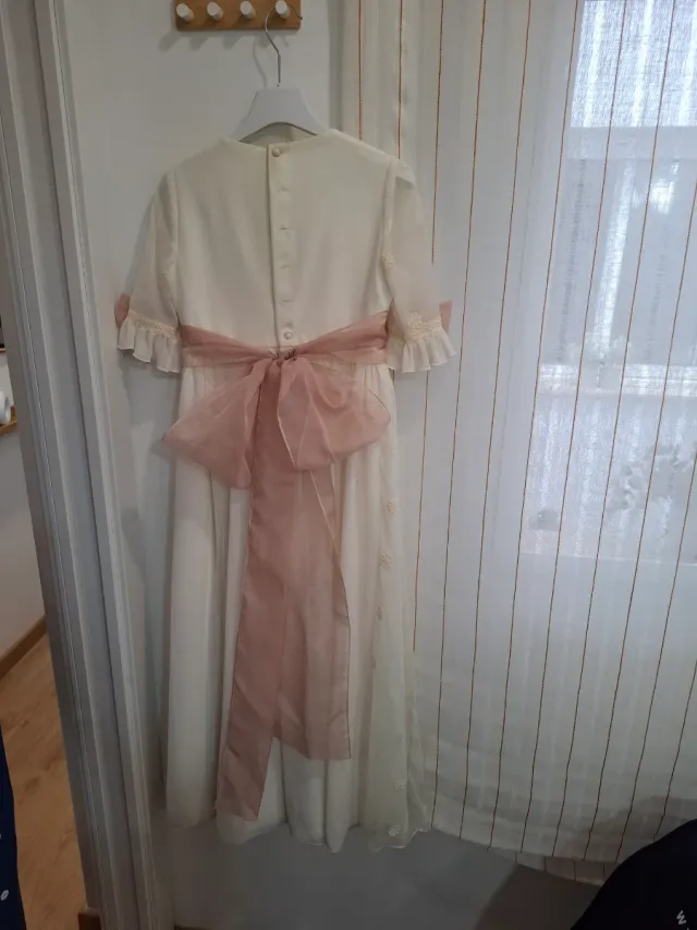 Vestido Comunión Blanco Talla 9-10