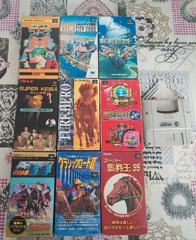 Super Famicom + 63 giochi + Super GameBoy