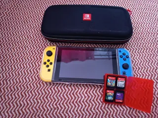 Nintendo Switch Azul y Amarillo