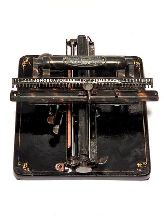 Máquina de Escribir Antigua Index NEW AMERICAN 5  