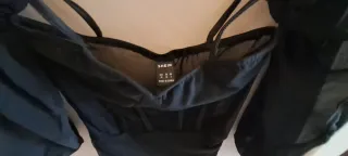Vestito donna nero manica lunga