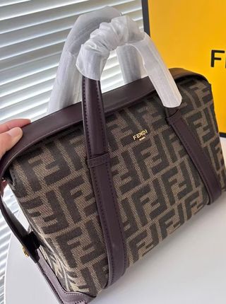 Bolso Fendi Marrón y Dorado