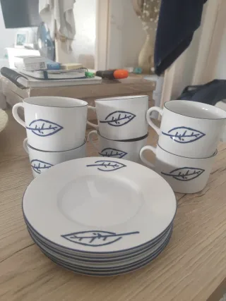 Juego de café porcelana nuevo