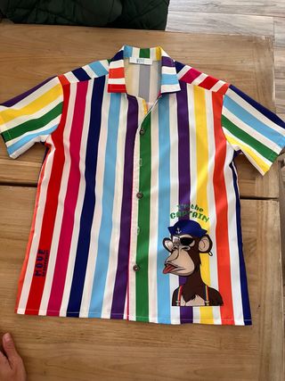 Camicia estiva Move a righe colorate