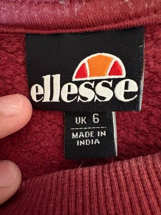Sudadera Ellesse Roja Talla S
