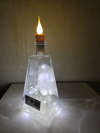 Lampada Tequila Bottiglia Vetro