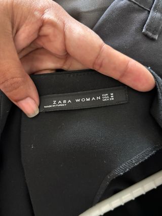 Vestido Zara Negro Talla M